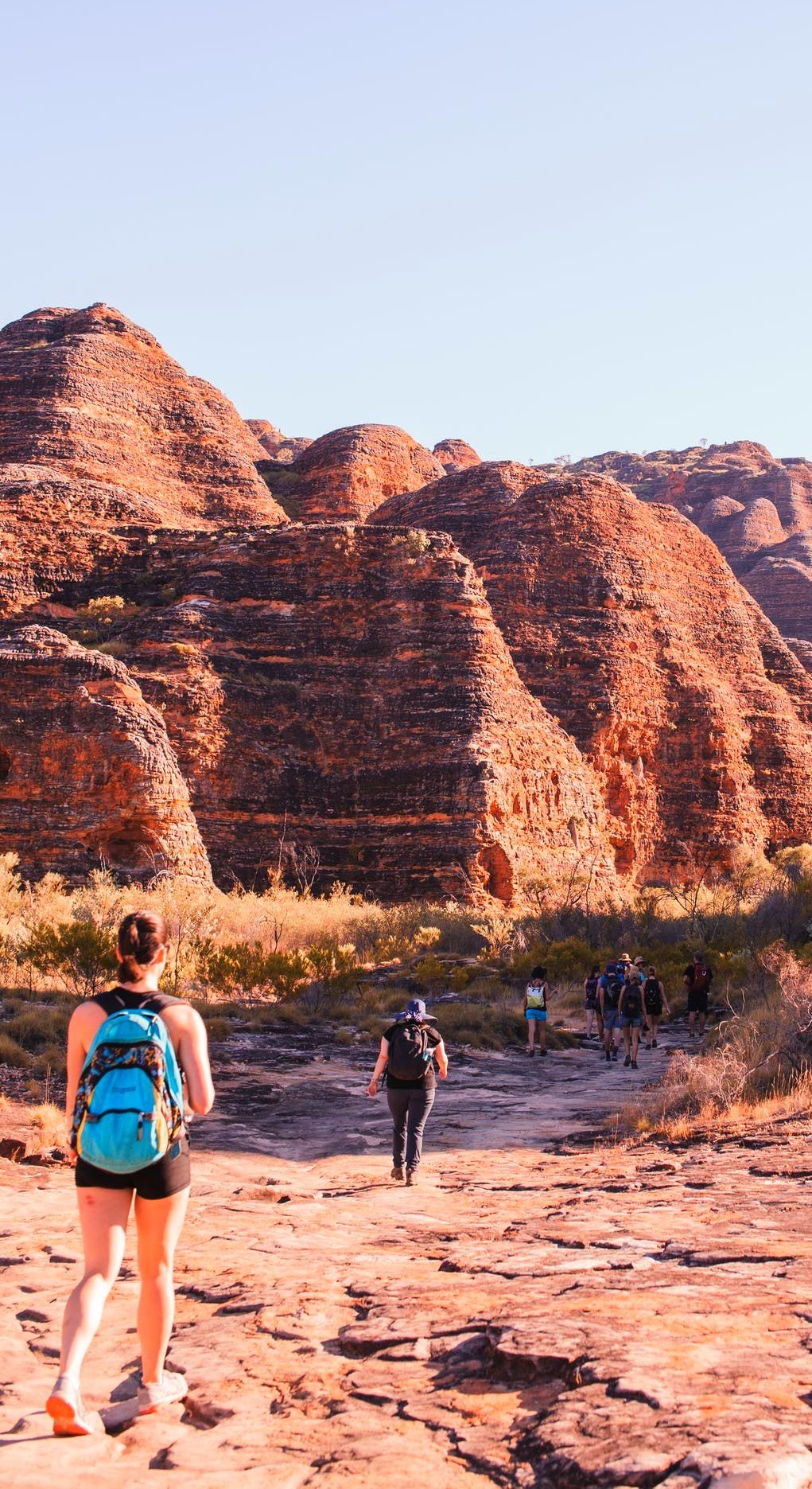 Central Australia walking tour