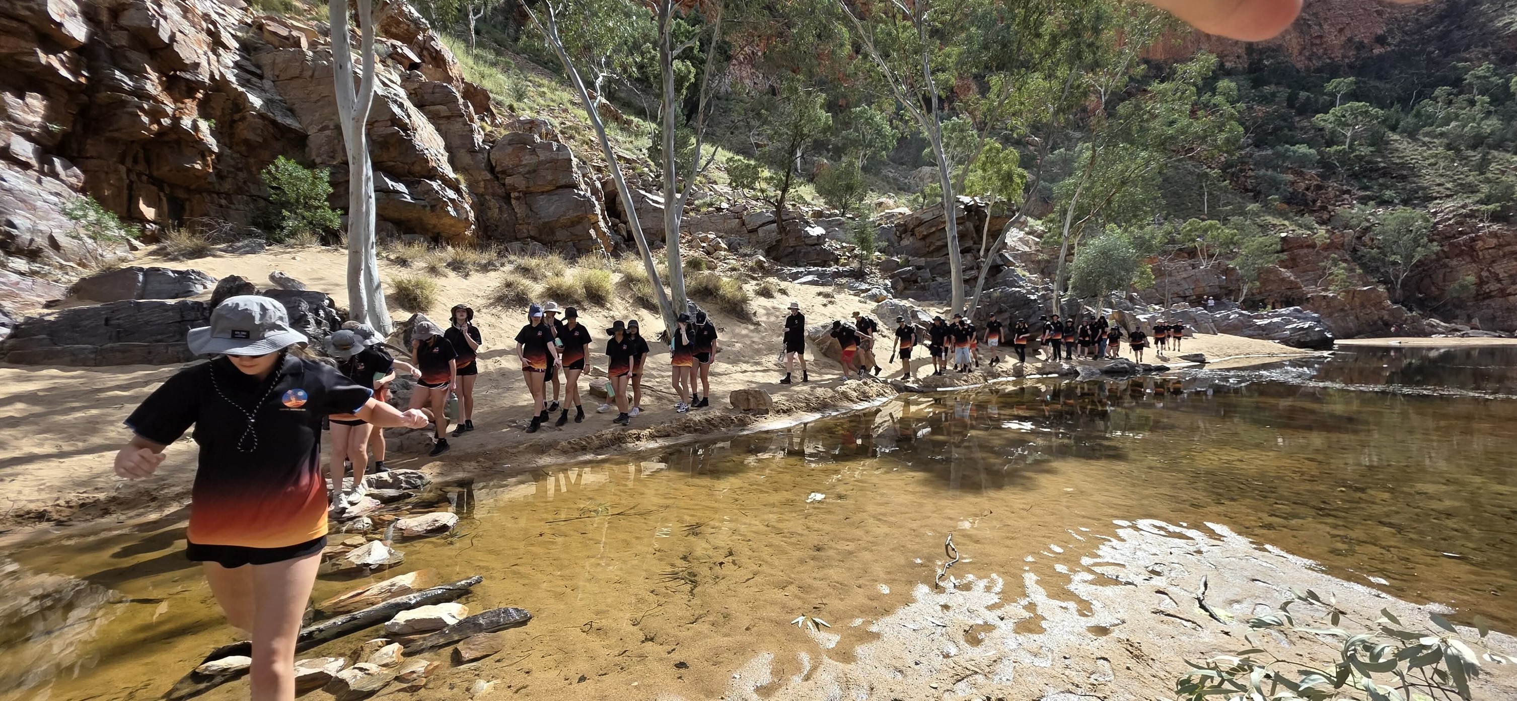 Students on tour